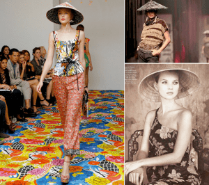 Many fashion designers have used the hat in Asian-inspired shows on the runway, and supermodel Kate Moss wore it in a magazine shoot! 