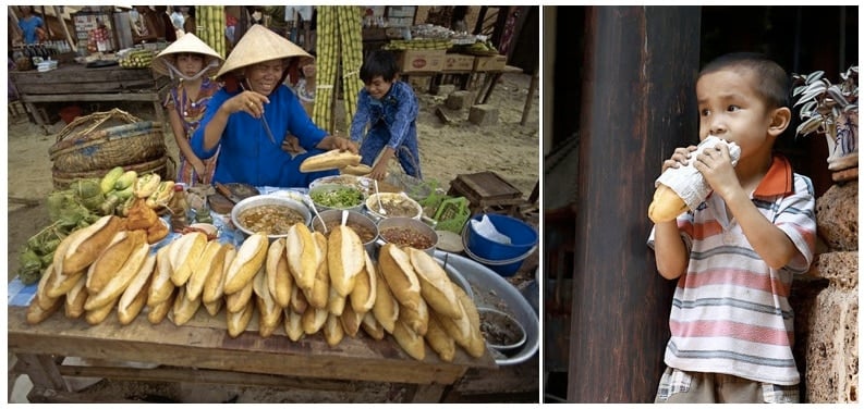 Kids usually love the Vietnamese sandwich (Banh Mi).