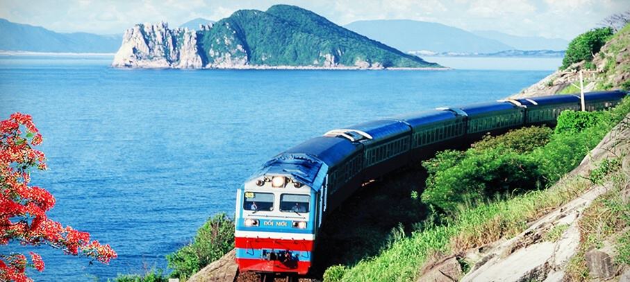 A romantic way to travel: take the Reunification Express along the coast