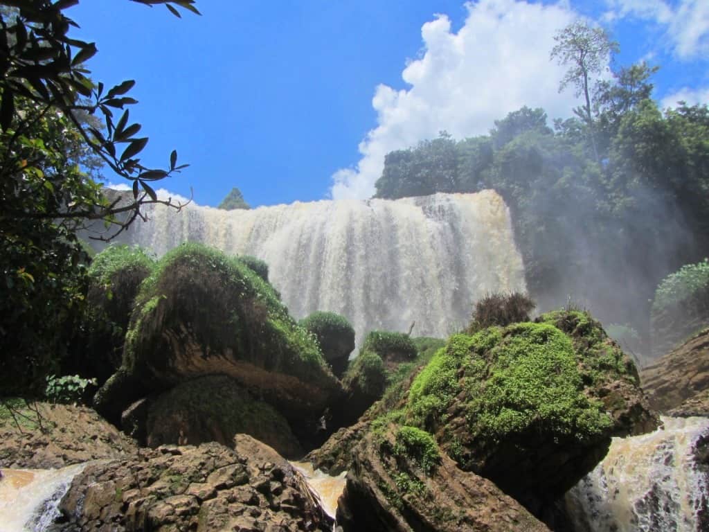 Walking on waterfalls: canyoning in Dalat