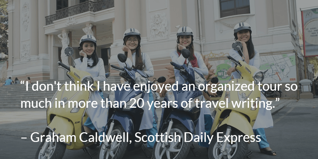 Lady Tour Guides with great testimonial from Graham Caldwell from Scottish Daily Express