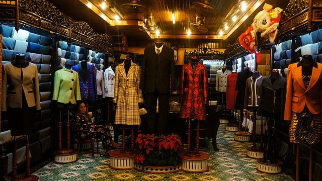 Custom tailoring is a huge industry in Hoi An