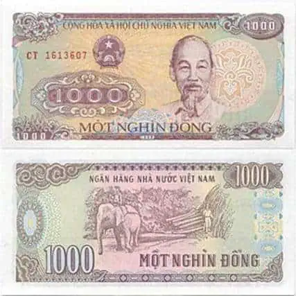 money in Vietnam 