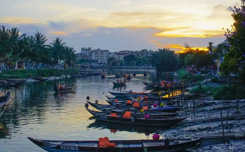 boats in Hoi An