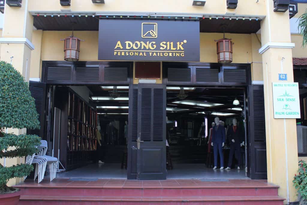 A Dong Silk tailor shop