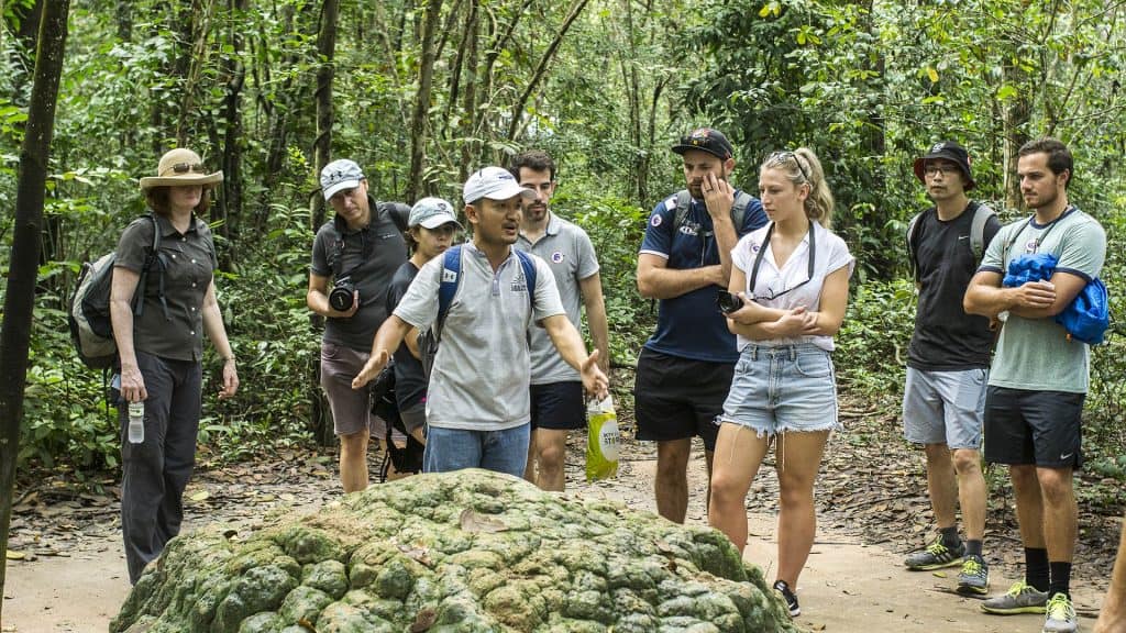 Visiting the Cu Chi Tunnels Tour with Les Rives