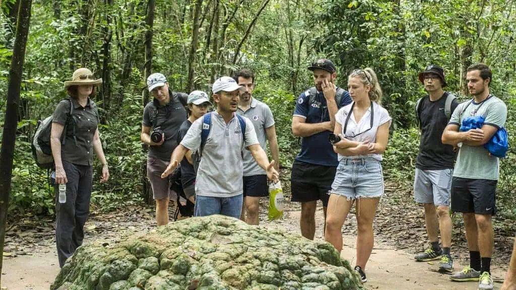 Visiting the Cu Chi Tunnels Tour with Les Rives