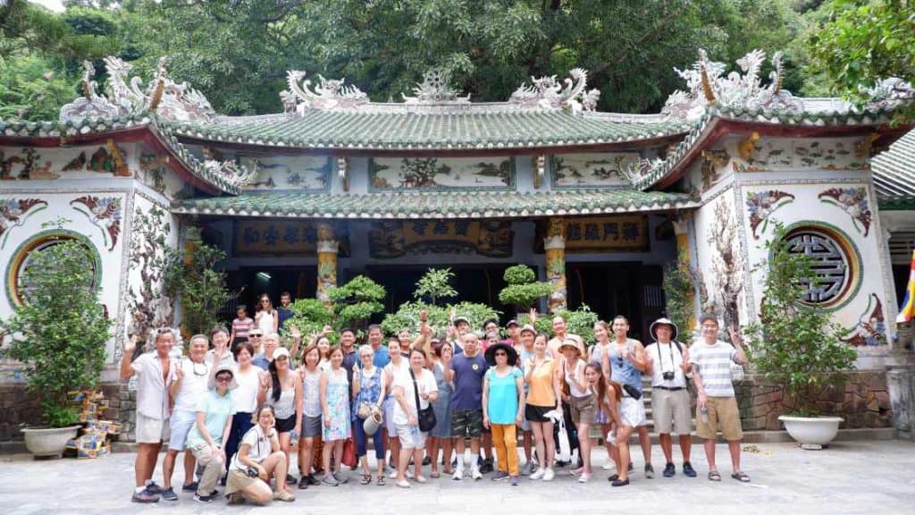 Chinese style temple in Danang