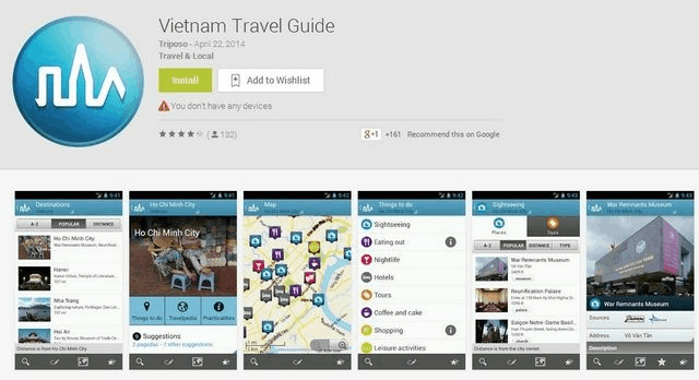 vietnam travel guide app by triposo