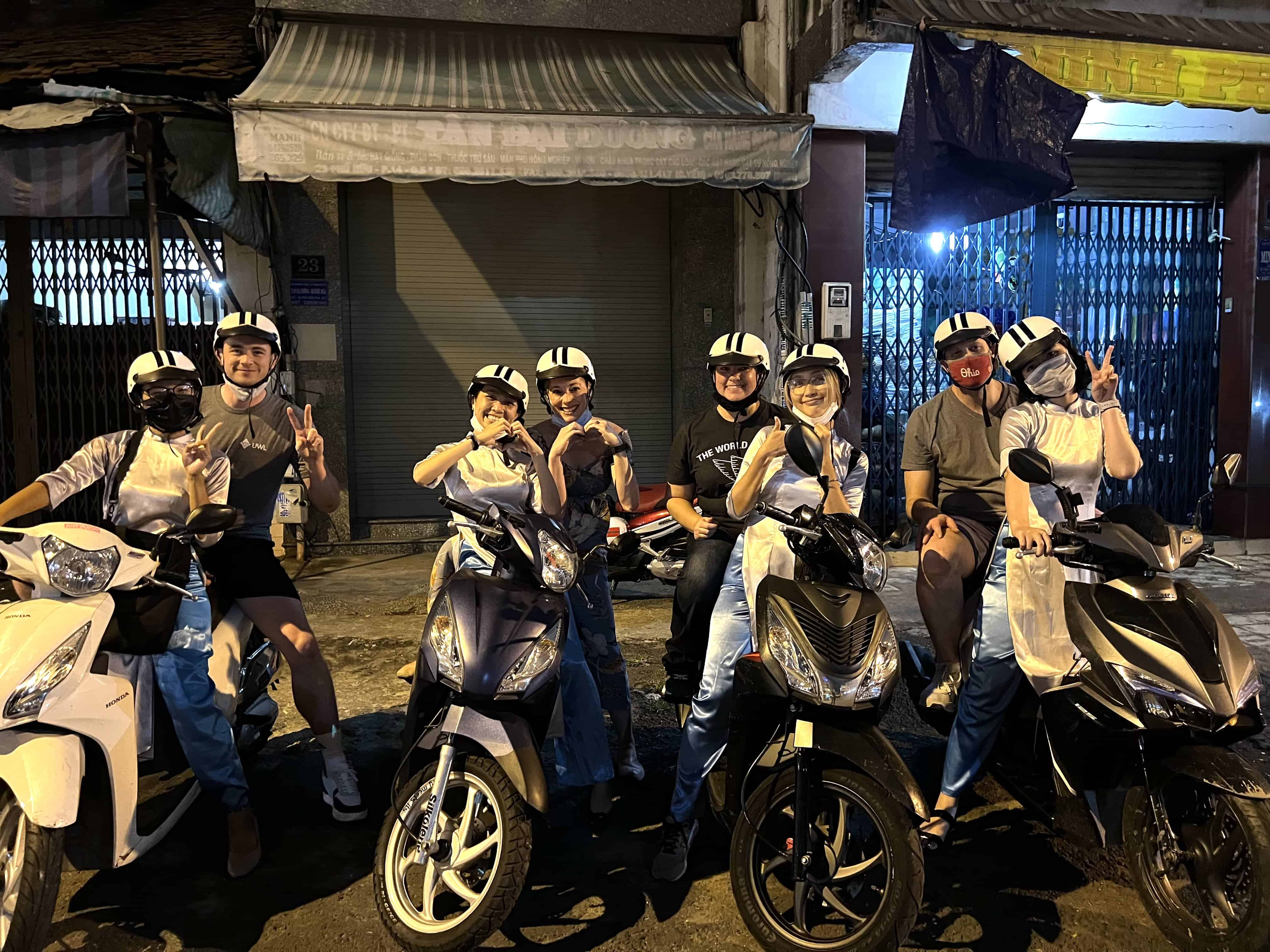 motorbikes in Chinatown
